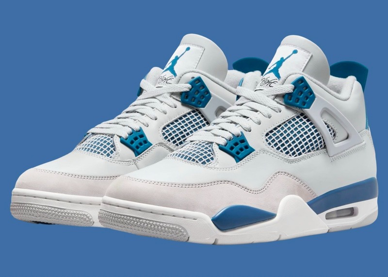 Blue 4s jordans sales